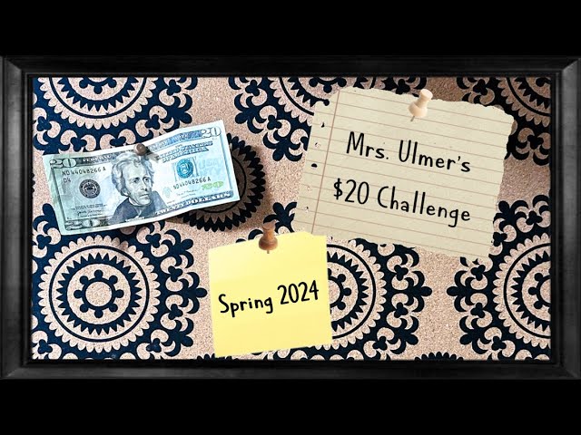 Mrs. Ulmer's $20 Challenge: A Lesson in Kindness